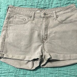 Gray Women's Old Navy Denim Shorts Size excellent condition sz 12